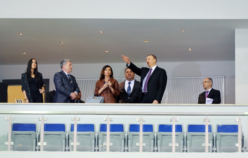 Le président azerbaïdjanais Ilham Aliyev a visité le Palais des sports Heydar Aliyev VIDEO