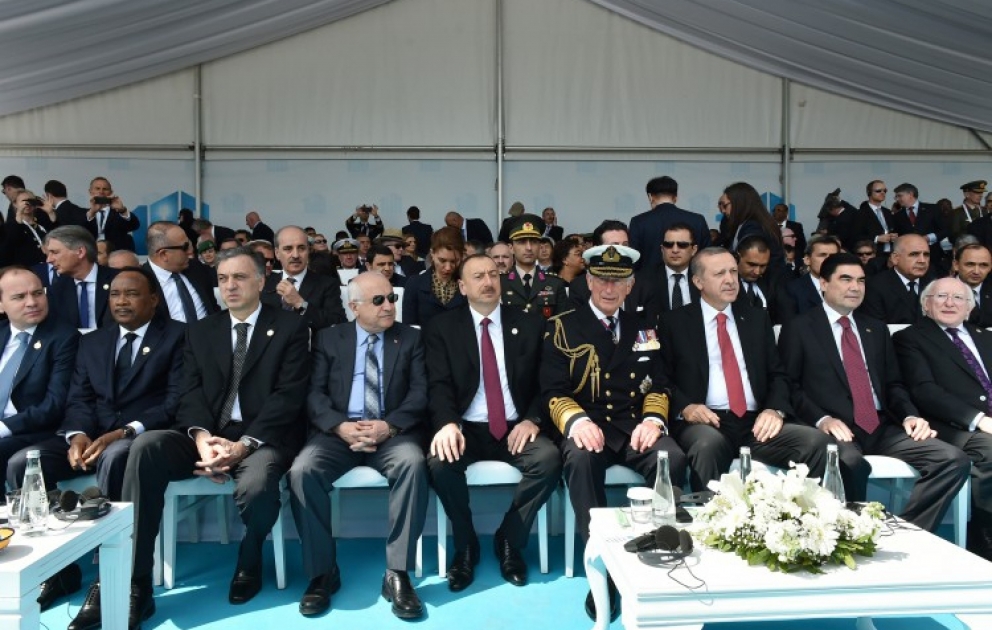 Prezident İlham Əliyev Çanaqqala zəfərinin 100 illiyi münasibətilə təntənəli mərasimdə iştirak edib VİDEO