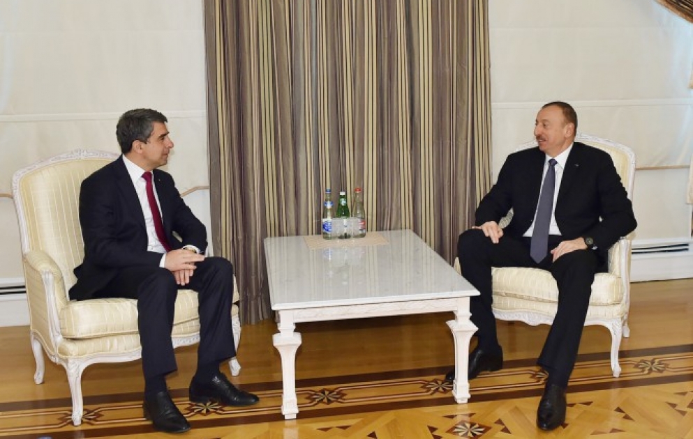 Entretien du président azerbaïdjanais Ilham Aliyev avec son homologue bulgare Rossen Plevneliev VIDEO