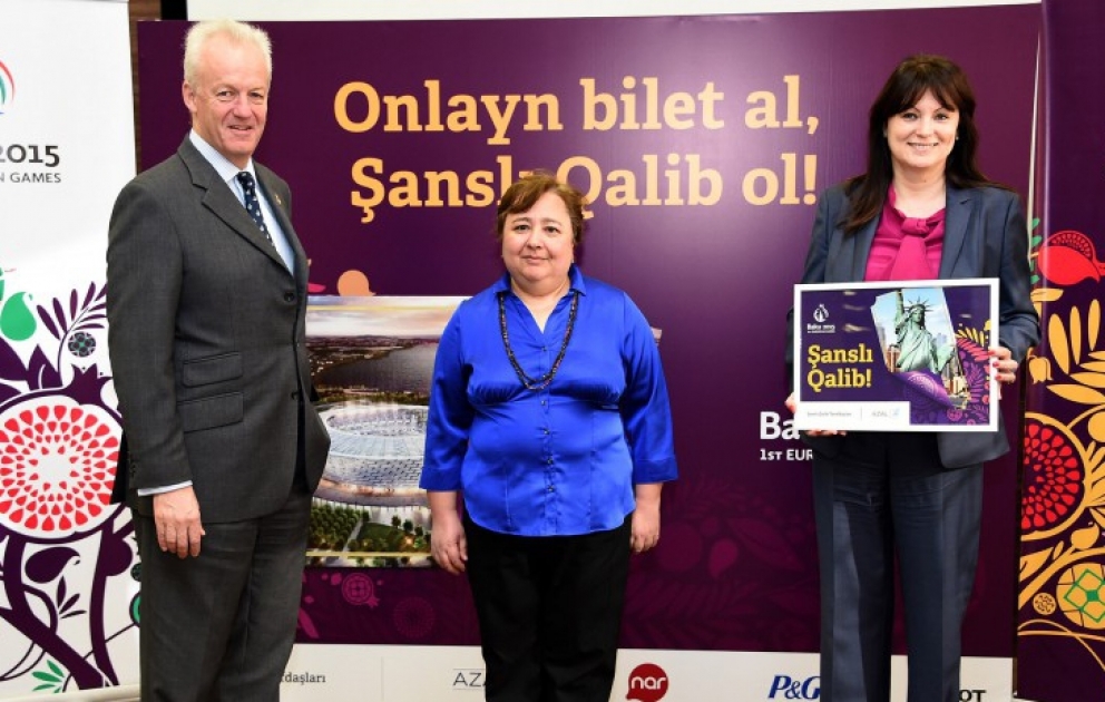 Baku 2015 and Azerbaijan Airlines announce first Lucky Winner VIDEO