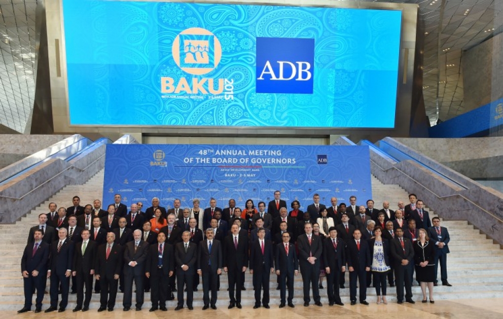 Azərbaycan Prezidenti İlham Əliyev Asiya İnkişaf Bankının Rəhbərlər Şurasının 48-ci illik toplantısının açılış sessiyasında iştirak edib VİDEO