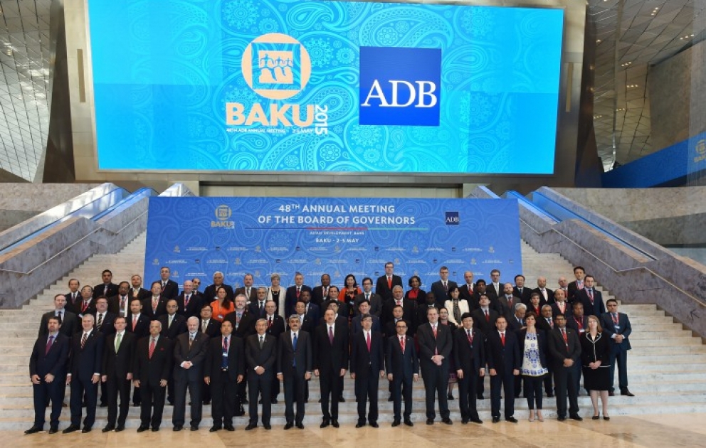 Präsident Ilham Aliyev hat die offizielle Eröffnung der 48. Jahresversammlung des Verwaltungsrates der Asiatischen Entwicklungsbank besucht VIDEO