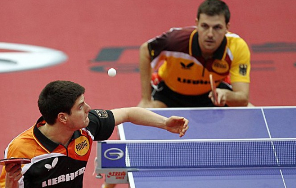 Almaniyalı tennis ulduzları Timo Boll və Dimitri Ovtçarov “Bakı-2015”-də qələbəyə iddialıdırlar VİDEO