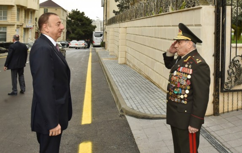 President Ilham Aliyev inaugurated a new office building of the Organization of Veterans of War, Labor and Armed Forces VIDEO