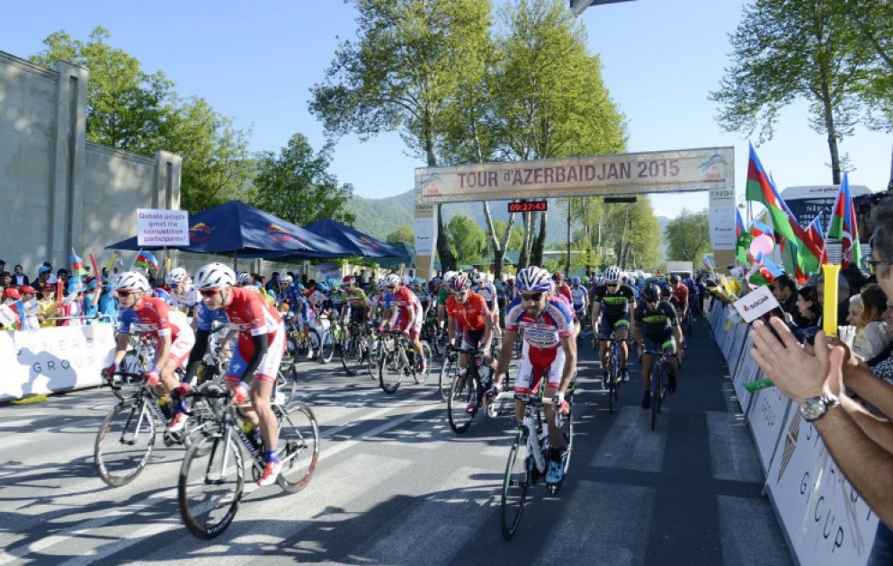 “Tour d`Azerbaidjan-2015” veloturunun üçüncü mərhələsi keçirilib VİDEO