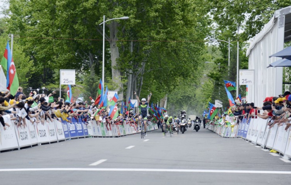 Прошел четвертый этап велотура «Tour d`Azerbaidjan-2015» ВИДЕО