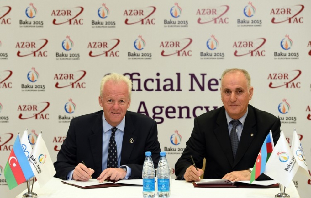 AZERTAC wurde zum offiziellen Medienpartner von „Baku-2015” VIDEO