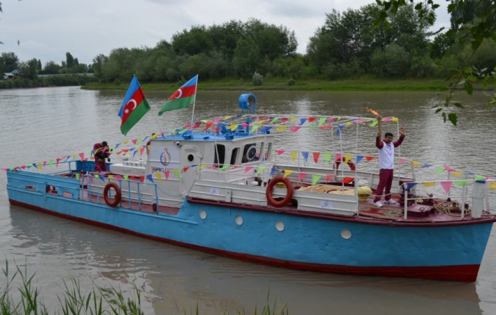 Zardab welcomes Flame of Baku 2015 European Games VIDEO