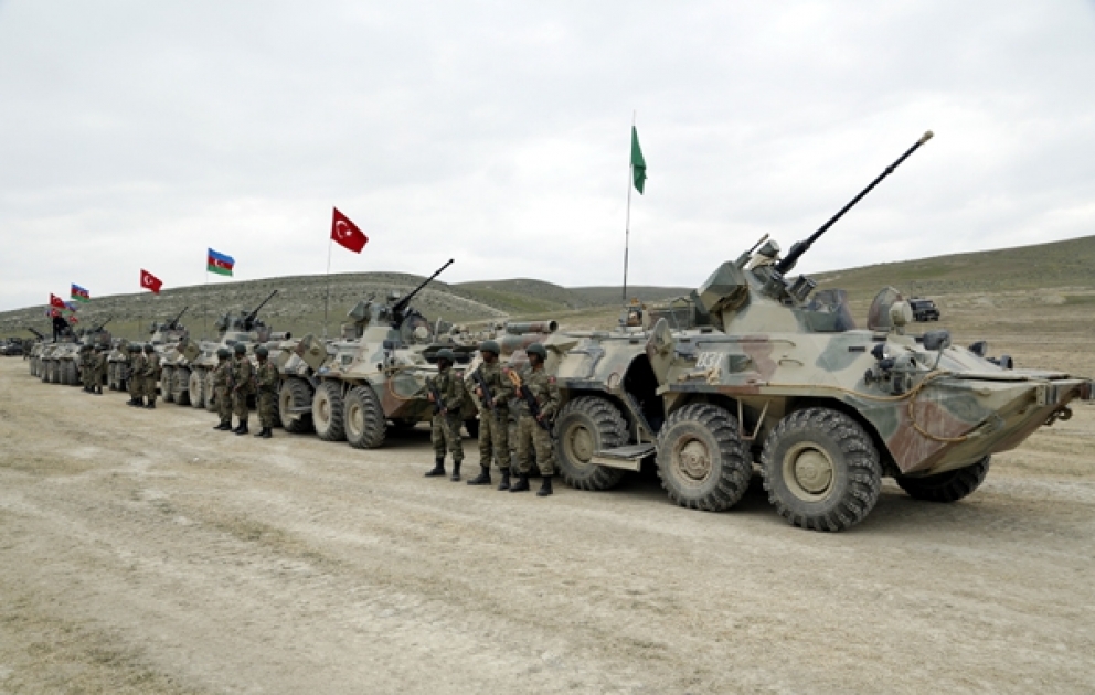 Azərbaycan və Türkiyə Silahlı qüvvələrinin birgə taktiki təlimləri keçirilir VİDEO