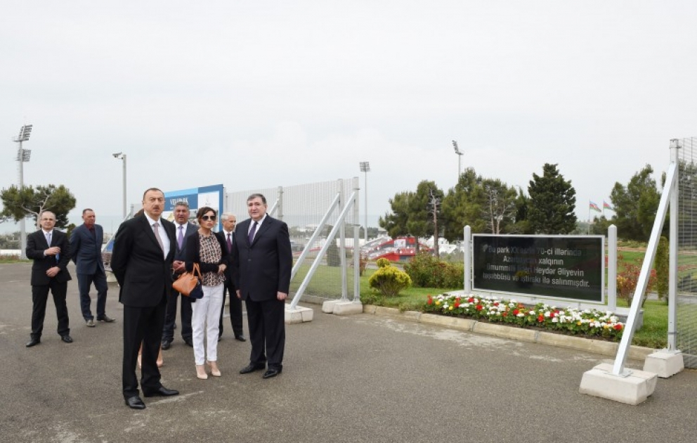 Le Président Ilham Aliyev a inauguré le Véloparc VIDEO