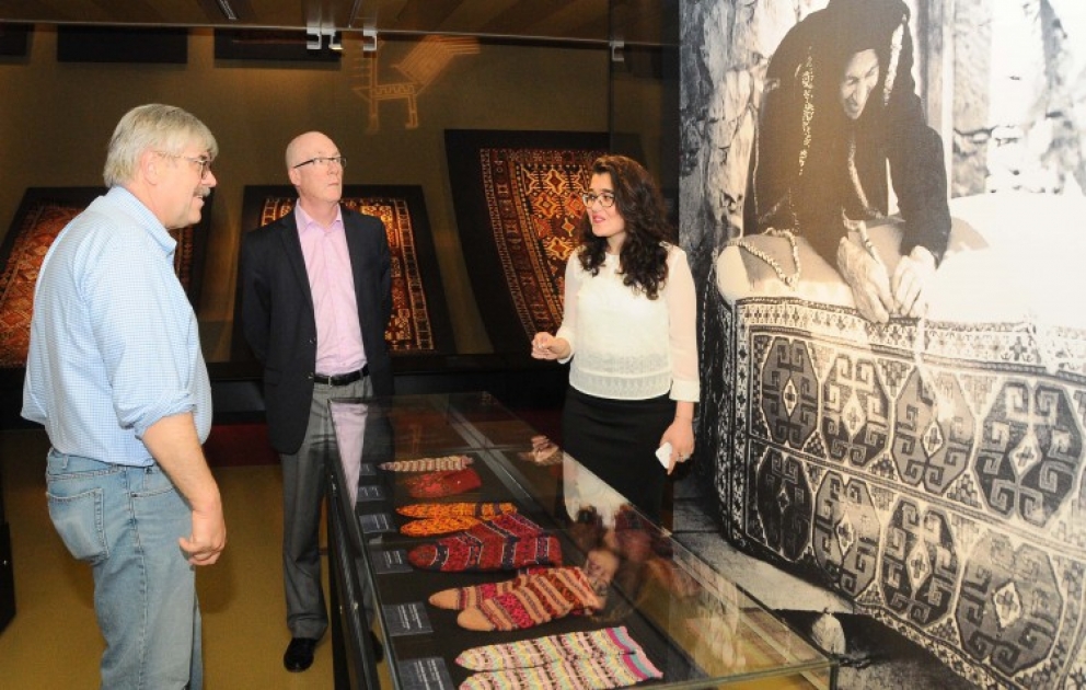 CEO of Press Association, vice-president of Associated Press visit Azerbaijani Carpet Museum VIDEO