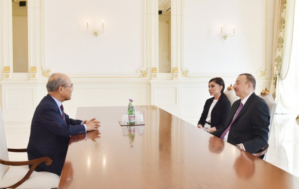 President Ilham Aliyev received former director general of UNESCO Koichiro Matsuura VIDEO