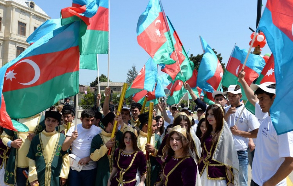 First European Games flame lit up in Gazakh VIDEO
