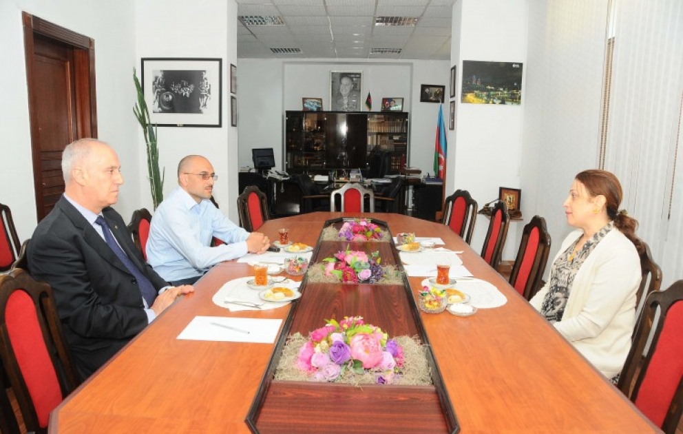 Famous Egyptian journalist visits AZERTAC VIDEO