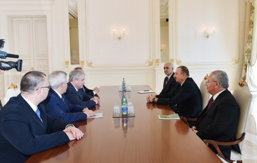 Entretien du président azerbaïdjanais Ilham Aliyev avec une délégation conduite par le Vice-Premier ministre biélorusse VIDEO