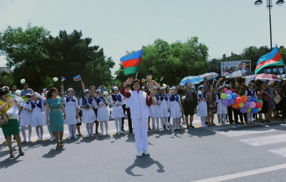 Feuerfestival „Baku-2015“ in Sumgait VIDEO