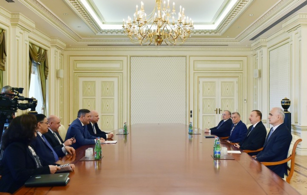 President Ilham Aliyev received a delegation led by the Deputy Prime Minister of Poland VIDEO