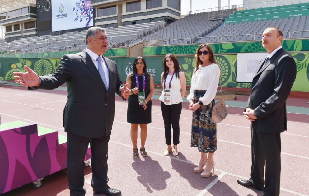 Le Président Ilham Aliyev s’est rendu au Stade Républicain Tofig Bahramov VIDEO