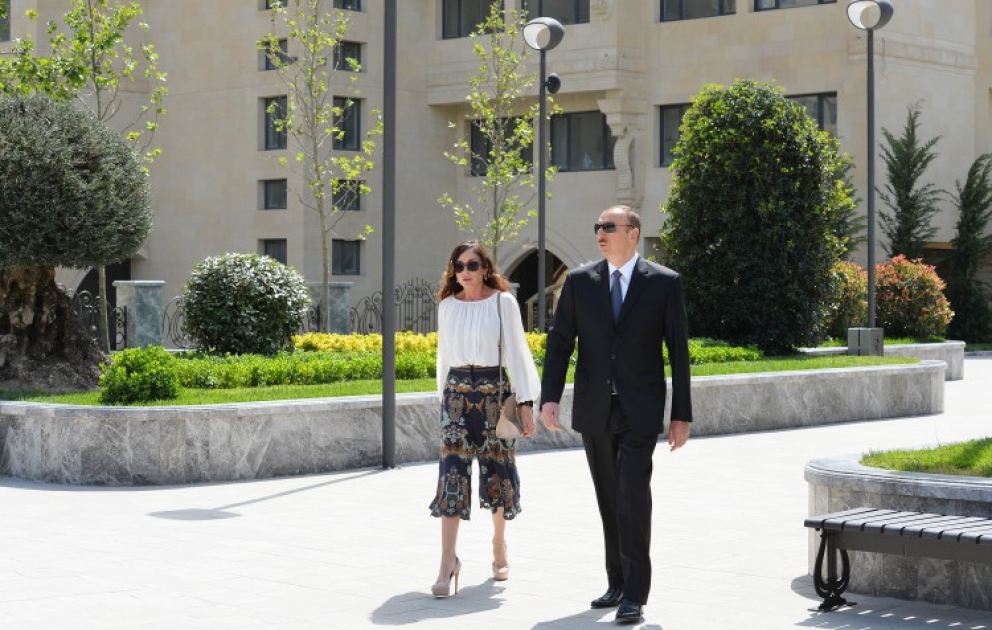 Le Président Ilham Aliyev est venu au Parc afin de constater VIDEO