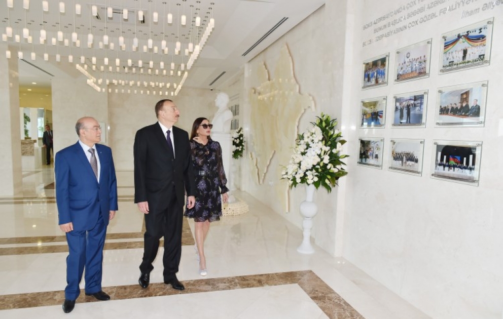 President Ilham Aliyev attended the opening of the administrative building of Azerbaijan Boxing Federation and “Qafqaz Baku Sport Hotel” VIDEO