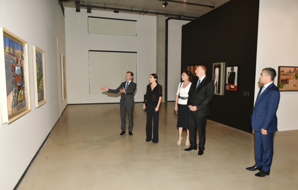 President Ilham Aliyev attended the opening of “Azerbaijani painting in the 20th-21st centuries” exhibition VIDEO
