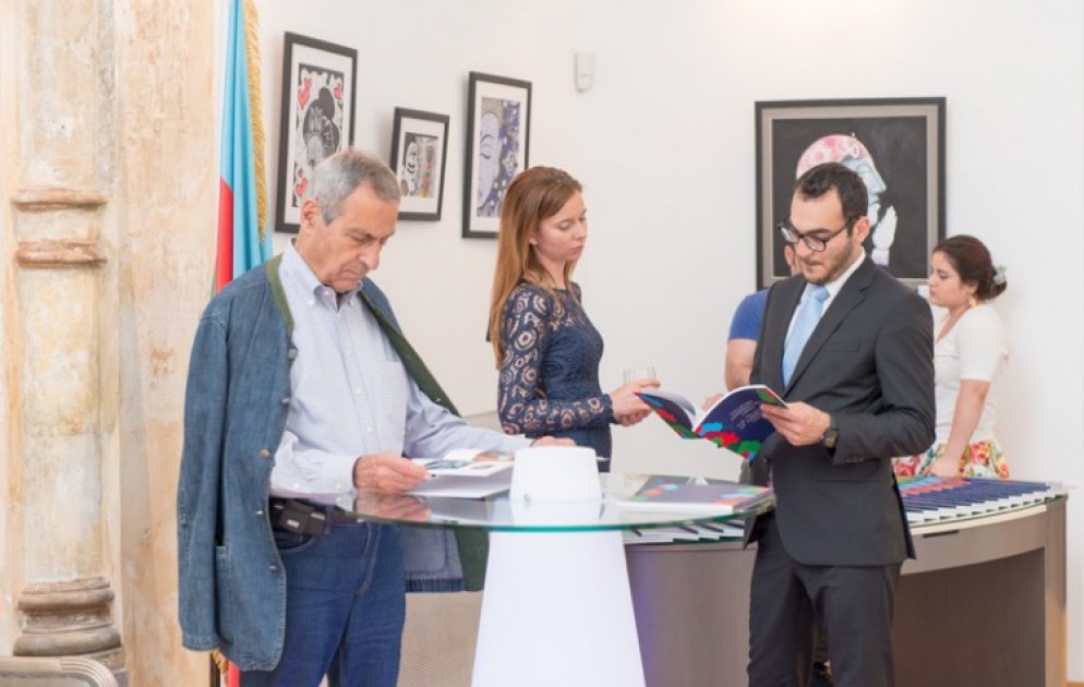 Tolerant Azerbaijani youth art exhibition opened in Austria VIDEO