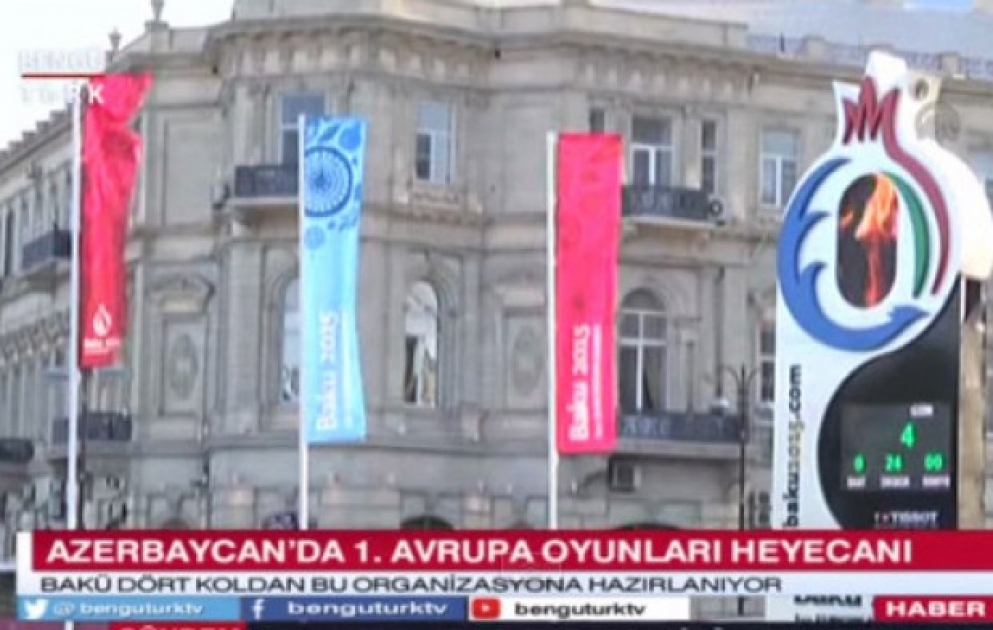 Türkischer TV-Kanal „Bengütürk“: In der Hauptstadt Aserbaidschans herrscht eine Feststimmung VIDEO