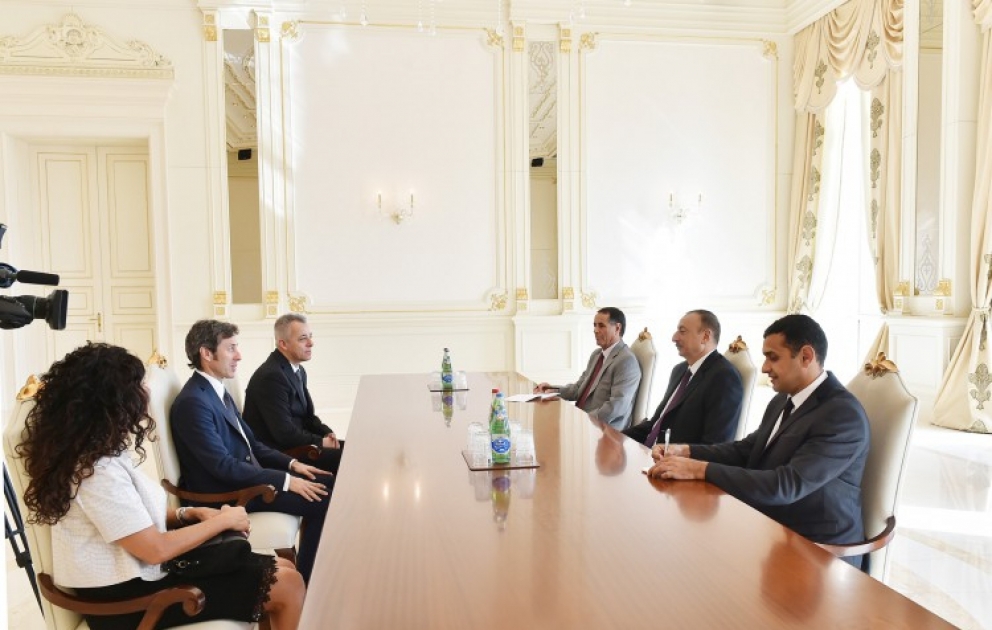 President Ilham Aliyev received Captains Regent of San Marino Andrea Belluzzi and Roberto Venturini VIDEO