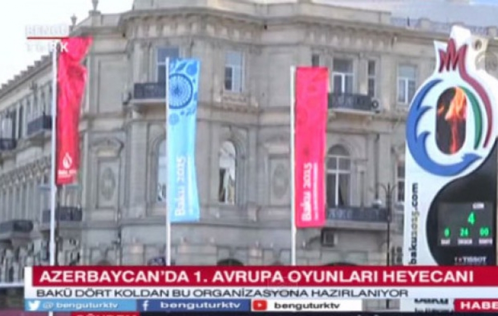 Turkish channel Benguturk: Azerbaijani capital experiences festive mood VIDEO