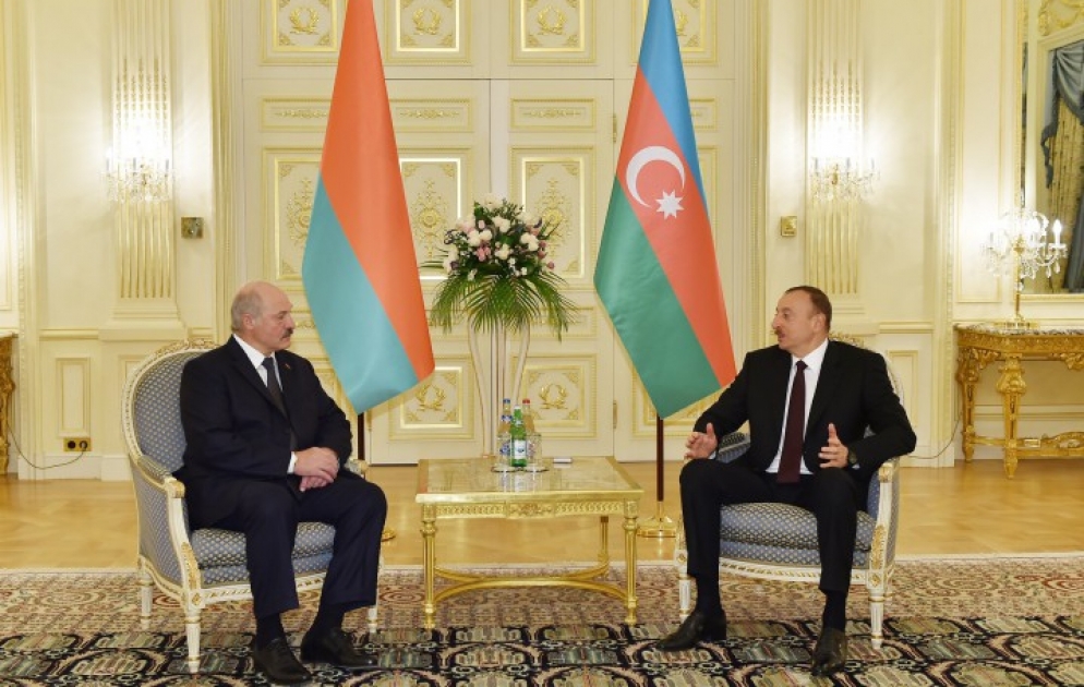 Azərbaycan Prezidenti İlham Əliyevin və Belarus Prezidenti Aleksandr Lukaşenkonun görüşü VİDEO