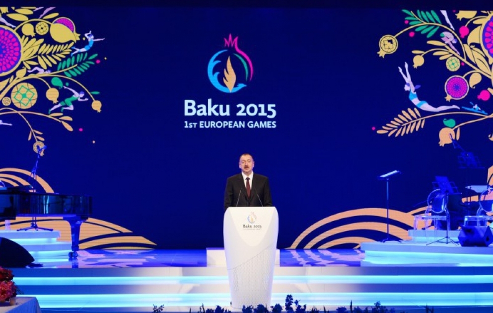 President Ilham Aliyev hosted an official reception in honor of participants of the Opening Ceremony of the First European Games VIDEO