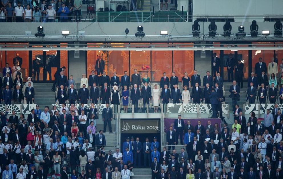 The First European Games opened with a spectacular showPresident Ilham Aliyev declared the Games open VIDEO