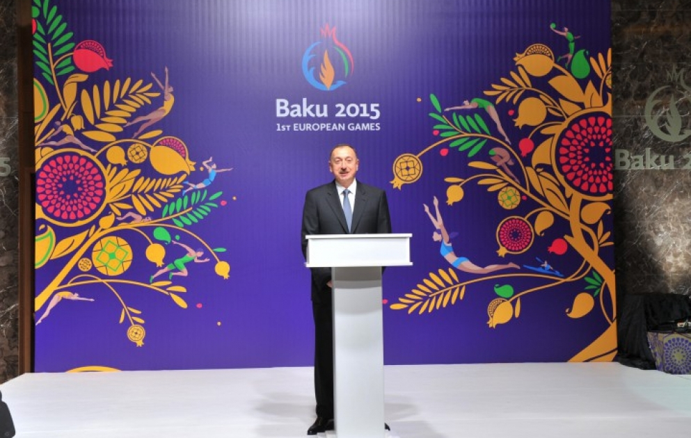 A reception was hosted for members of the Olympic family on the occasion of the First European Games VIDEO