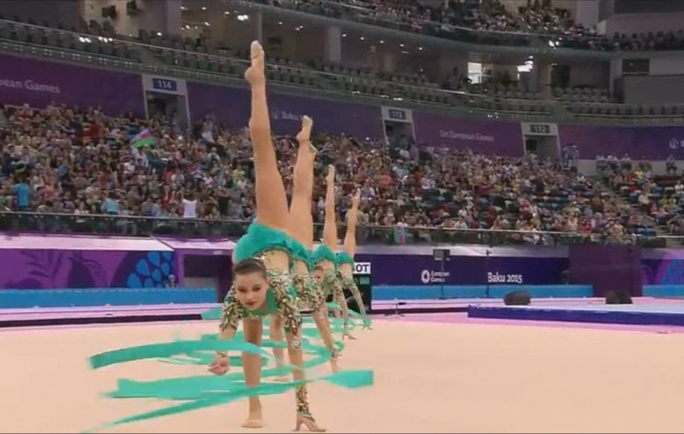 Bədii gimnastika üzrə çoxnövçülük yarışları Rusiya idmançılarının qələbəsi ilə yekunlaşıb [YENİLƏNİB] VİDEO