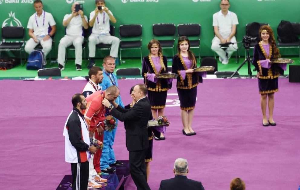 L’Azerbaïdjan remporte sa 10e médaille d’or aux premiers Jeux Européens Le champion a reçu la médaille des mains du président de la République VIDEO
