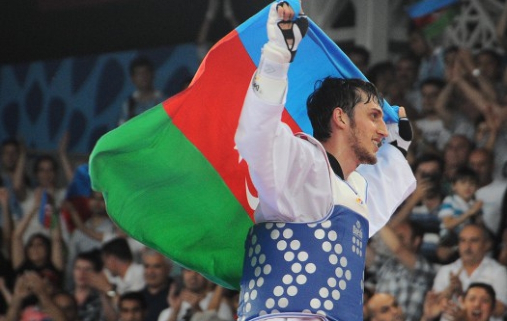 Azərbaycan komandası aktivinə 13-cü qızıl medalı yazdıBu qələbənin müəllifi taekvondoçu Radik İsayevdir VİDEO