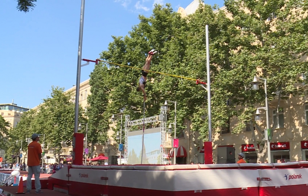 Bakıda “Street Athletics Baku-2015” nadir atletika turnirinin ilk mərhələsi keçirilib VİDEO