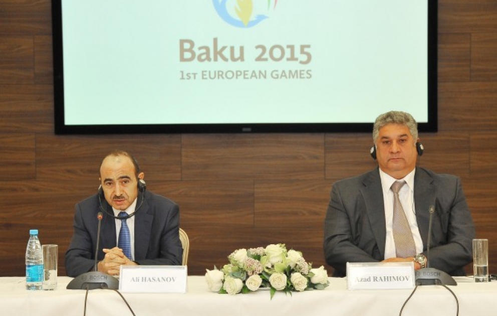 Birinci Avropa Oyunları Əməliyyat Komitəsində “Bakı-2015” ilə bağlı xarici jurnalistlərin müraciəti əsasında “dəyirmi masa” keçirilib VİDEO