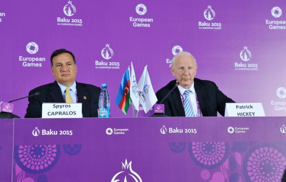 Patrick Hickey : Si j'écris un mémoire, j'y consacrerai un chapitre à l'Azerbaïdjan et aux premiers Jeux Européens VIDEO