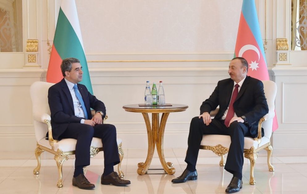 Entretien du président azerbaïdjanais Ilham Aliyev avec son homologue bulgare Rossen Plevneliev VIDEO