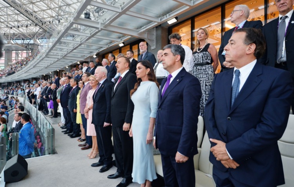 A spectacular Closing Ceremony of the First European Games President Ilham Aliyev attended the Ceremony VIDEO