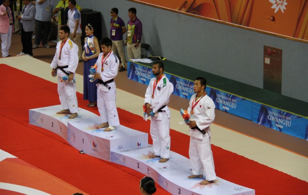 Aserbaidschanischer Judoka Hussein Rahimli holt Bronze bei der 28. Sommer-Universiade der Studenten VIDEO