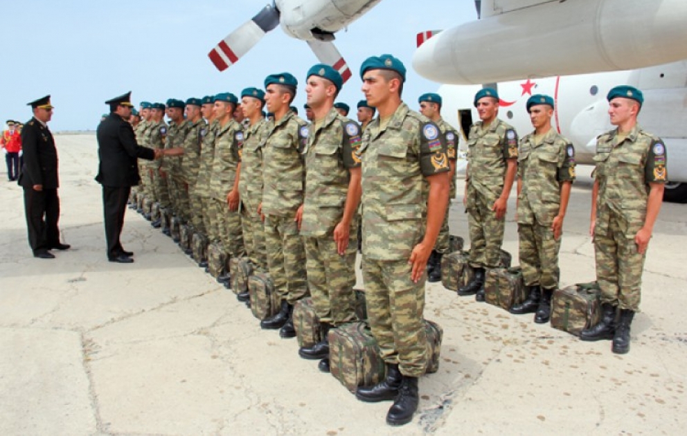 Aserbaidschanische Friedenstruppe hat sich nach Afghanistan begeben VIDEO