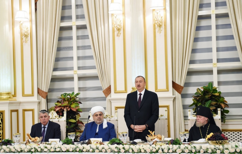 President Ilham Aliyev attended the Iftar ceremony on the occasion of the holy month of Ramadan VIDEO