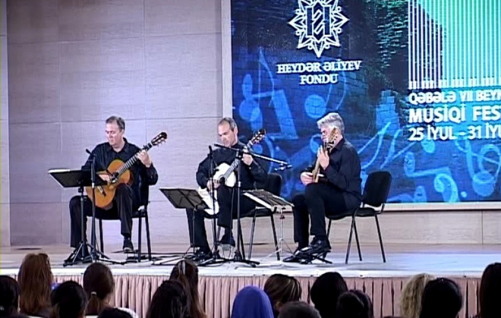VII. Internationales Musikfestival in Gabala: Konzert von „Dubrovnik Guitar Trio“ aus Kroatien VIDEO