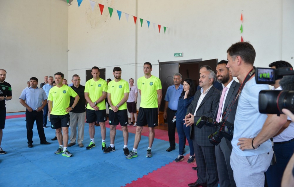 Celtic members visit newly built residential complex for IDPs and refugees in Baku VIDEO