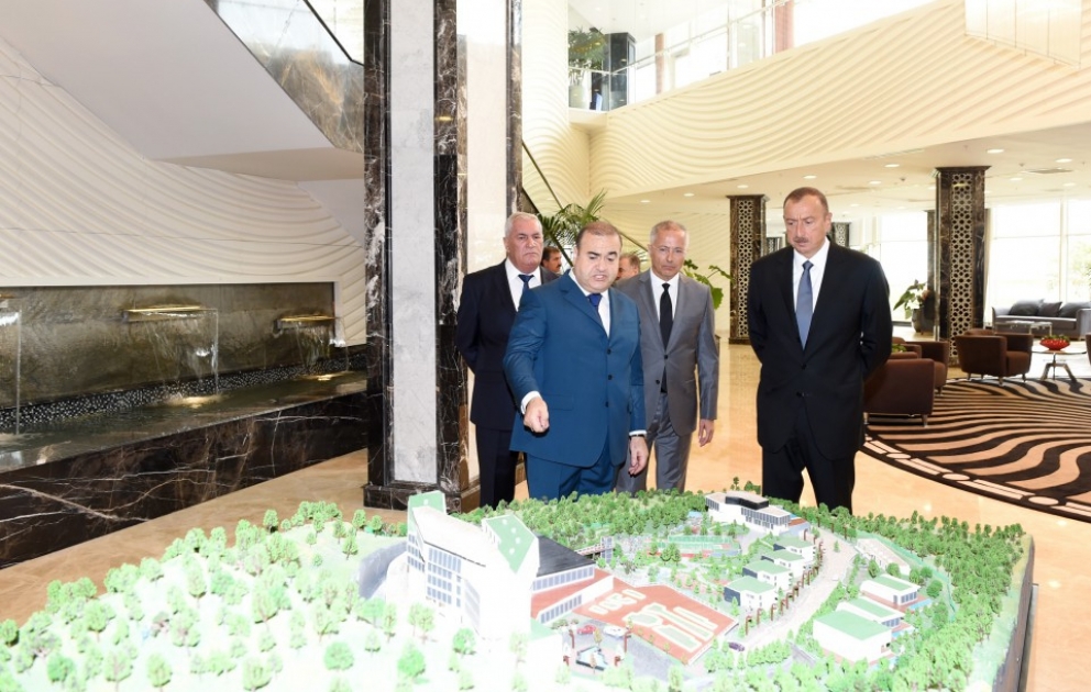 President Ilham Aliyev attended the opening of "Galaalti Hotel & SPA" health and recreation complex VIDEO