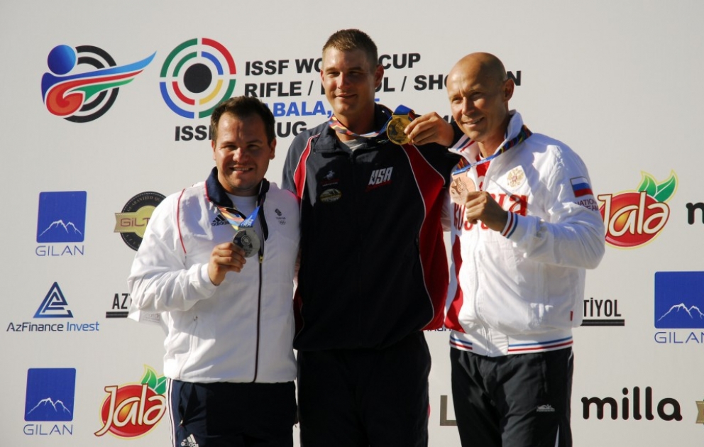 USA`s Eller wins gold, Britain and Germany get quotas at Gabala double trap VIDEO