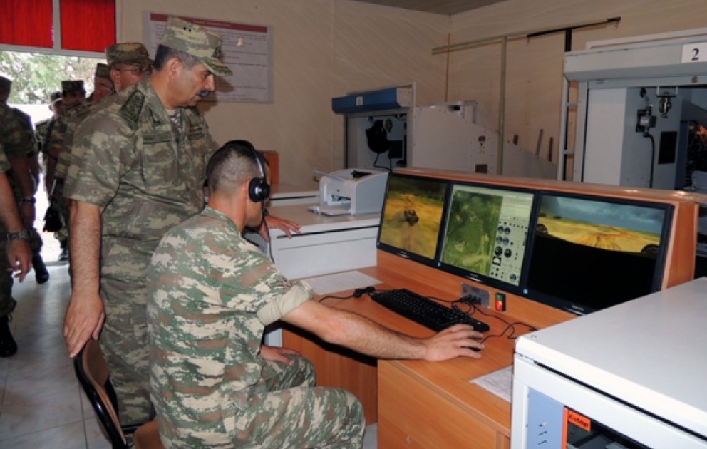 Azerbaijani Defense Minister inspects combat readiness of military units on frontline VIDEO