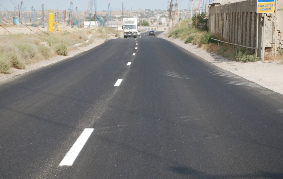Balaxanı yolu əsaslı təmir olunaraq istifadəyə verilib VİDEO